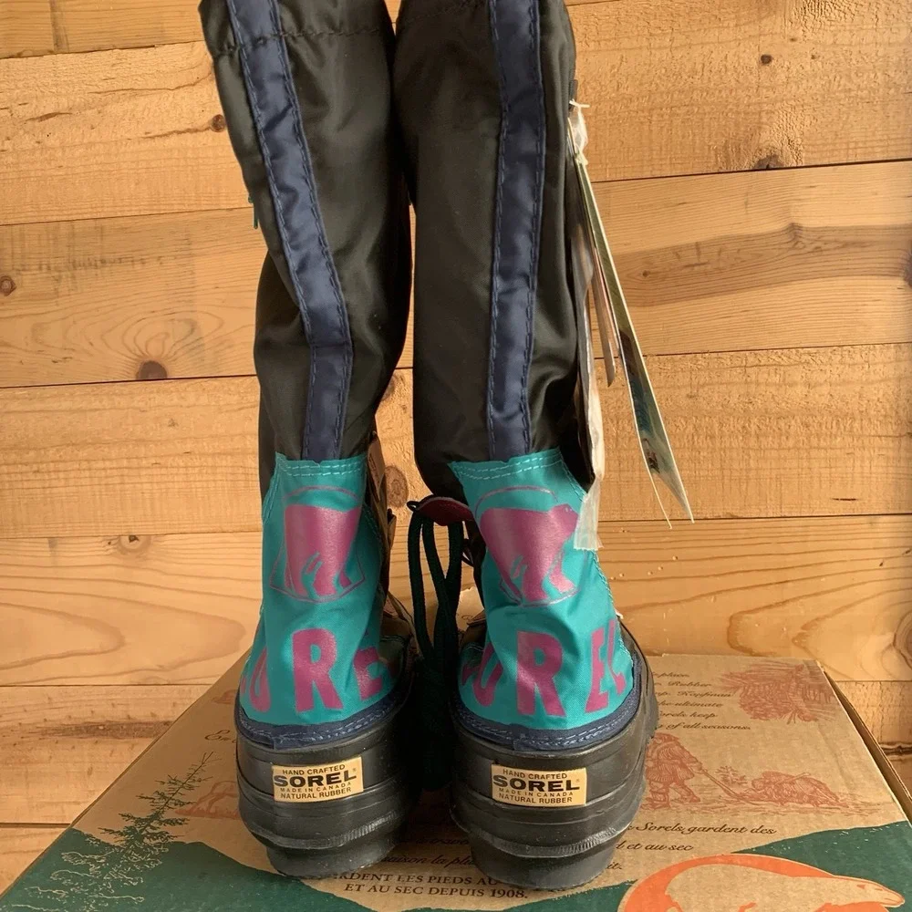 NIB‎ Vintage Sorel Winter Boots Womens 6 Retro 90s Snow Ski Freestyle